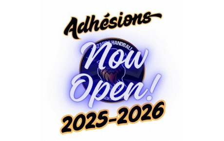 ouverture des adhésions 2025-2026